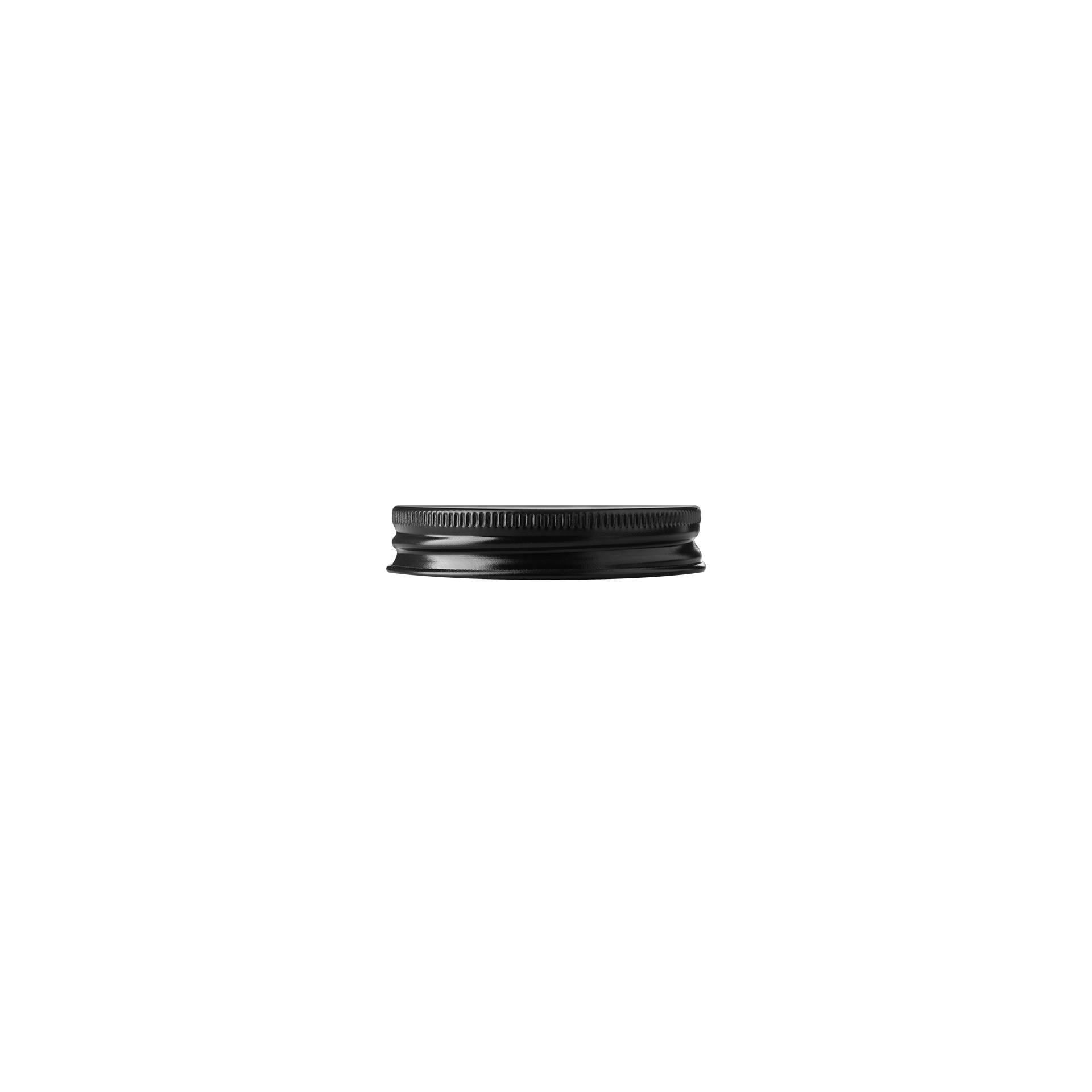 Screw cap Clio 168, 53/400, tinplate, black, violet inlay (Saturn 150)