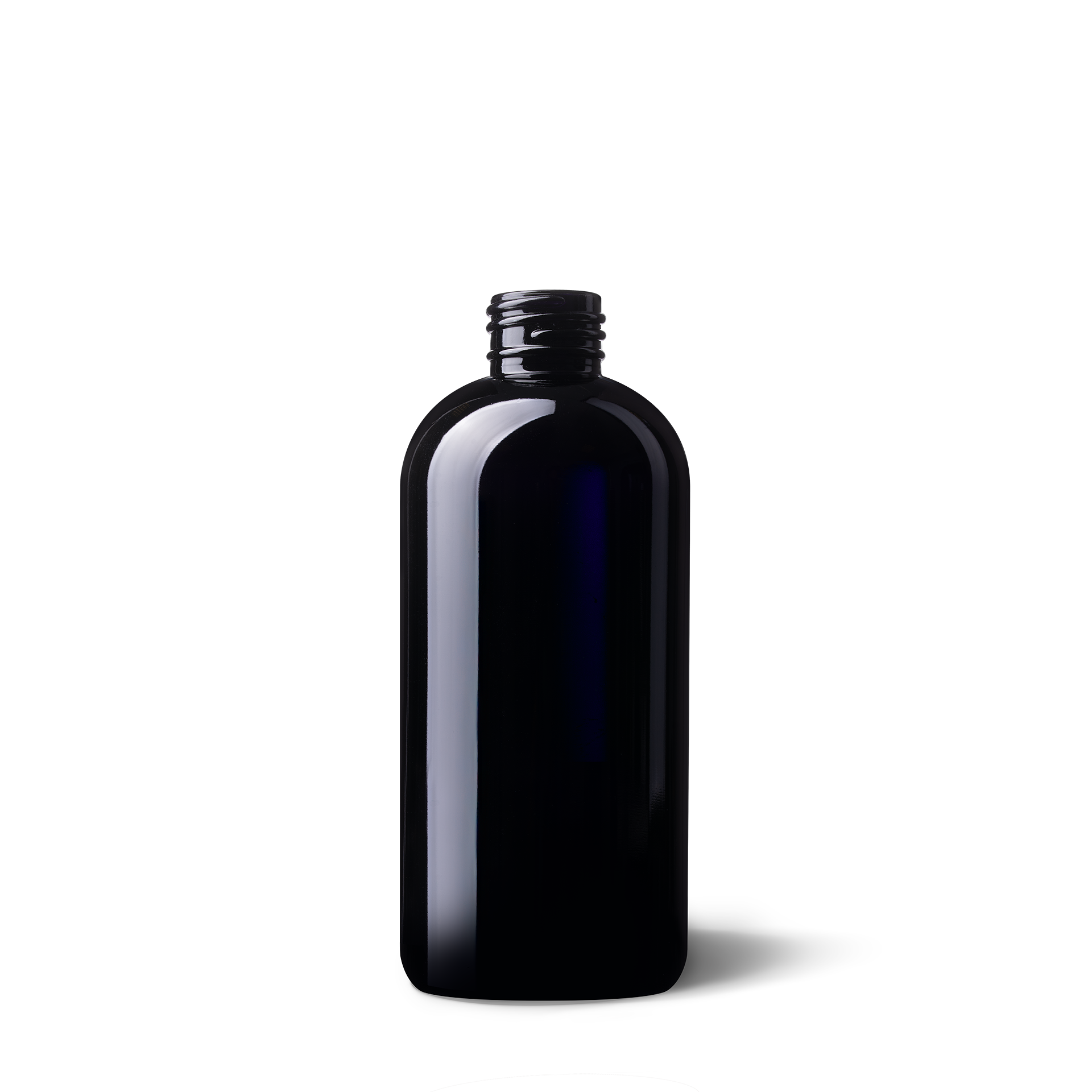 Cosmetic bottle Capella 200ml, 24/410, anti rotation nocks, Miron Cosmetic bottle Capella 200ml, 24/410, anti rotation nocks, Miron